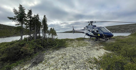 Mit dem Helikopter durch die kanadische Arktis