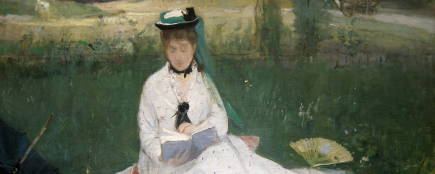 Berthe Morisot - Edma Morisot lisant um 1867, Cleveland Museum of Art (Ohio, U.S.A.)