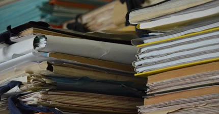 The picture shows documents.