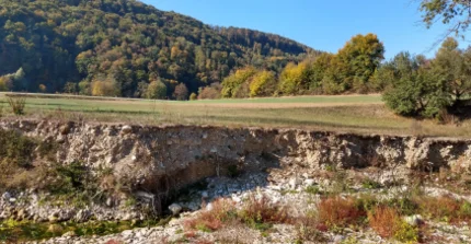 Geophysical investigations of debris flows