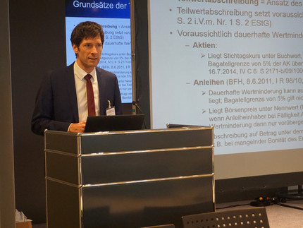Finanzinstrumentetag Prof. Dr. Carsten Meinert