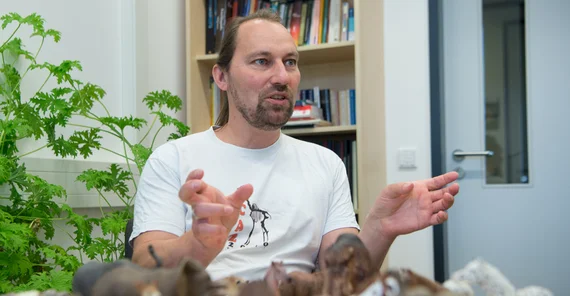 Prof. Dr. Michael Hofreiter. Photo: Karla Fritze.