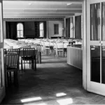 Upstairs refectory at the College of Education, 1966