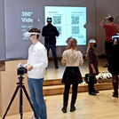 Workshop - Gestaltungsempfehlung Video 360° - Teilnehmer mit VR Brille