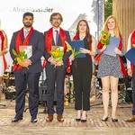 Gruppenfoto der Jahrgangsbesten der Juristischen Fakultät.