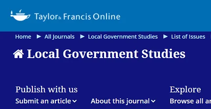 Local Government Studies