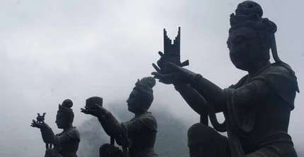 Tian Tan Buddha auf Lantau Island, Hongkong
