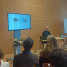 Dr. Prickett during his presentation
