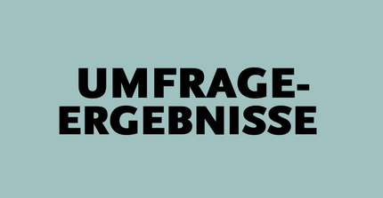 Umfrageergebnisse
