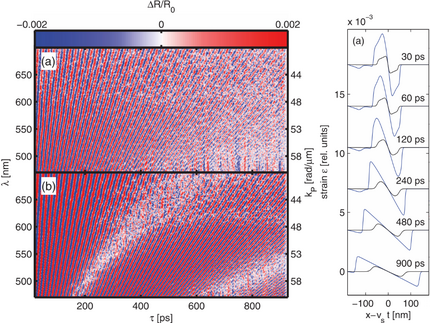 Broadband Time-domain Brillouin scattering data evidencing the nonlinear propagation of hypersound wavepackets