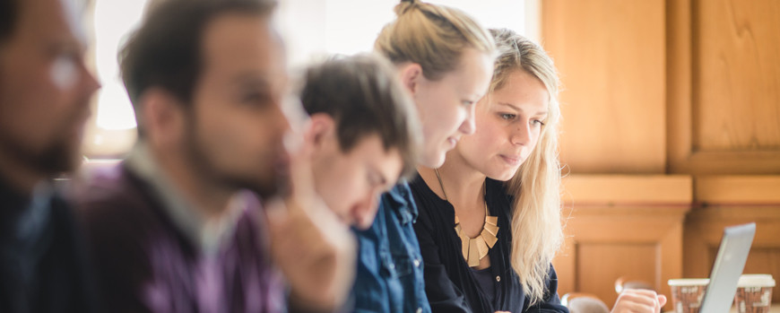 Studierende am Campus Griebnitzsee