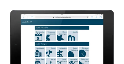 Startseite Mobile.UP