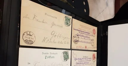 Scanning postcards