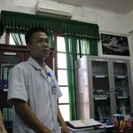 Doctor at the haematology center