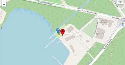 Lageplan Wassersportzentrum