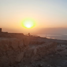 Sonnenaufgang über Masada