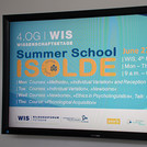 Ad for ISOLDE at the Wissenschaftetage (venue)