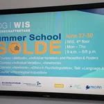Ad for ISOLDE at the Wissenschaftetage (venue)