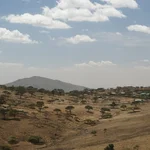 Aussicht in die Landschaft der Ngong Hills.
