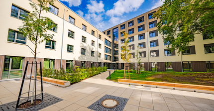 Das neue Wohnheim auf dem Campus Golm.