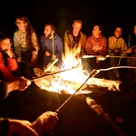 Bonfire with “Stockbrot”.