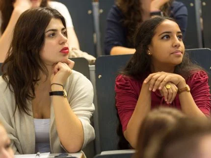students in lecture hall