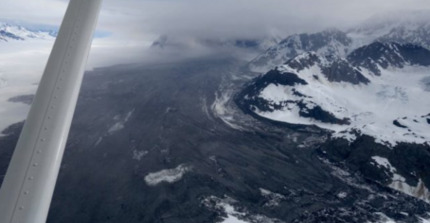 Rock avalanche in Alaska. Source: https://blogs.agu.org/landslideblog/2016/07/03/lamplugh-glacier-rock-avalanche-1/