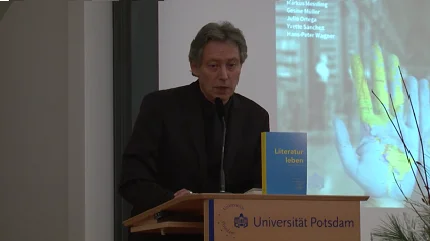 Screenshot Festakt, Rede von Prof. Ette
