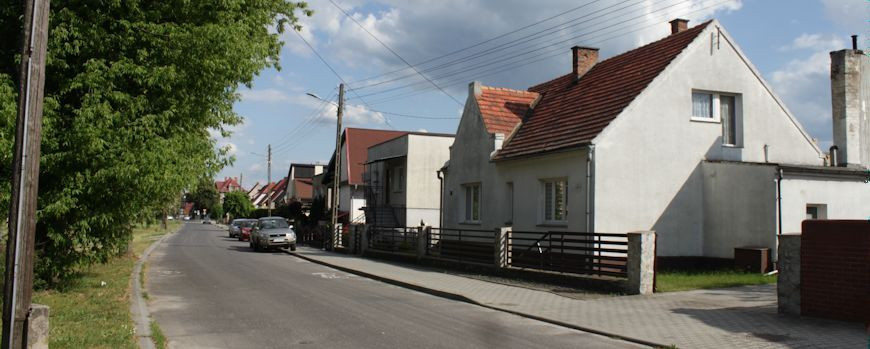 Wohnbebauung auf dem Jüdischen Friedhof in Sulechów