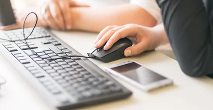 Bild von Computerarbeit