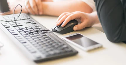 Bild von Computerarbeit