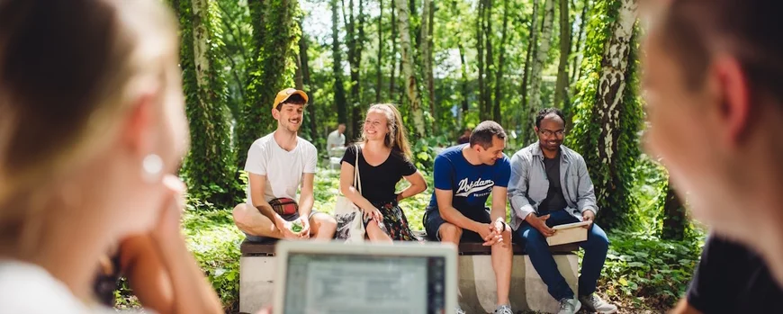 Studierende am Campus Griebnitzsee