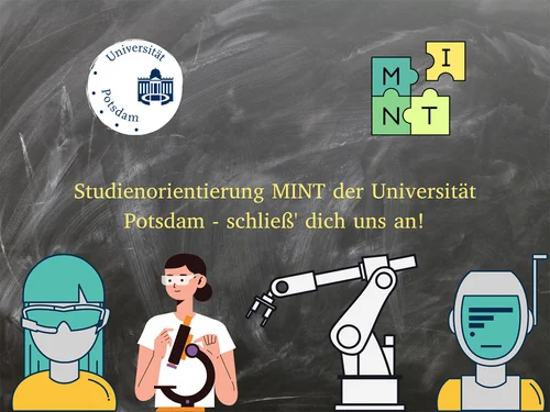 grauer Hintergrund mit grafischen Elementen zu Naturwissenschaften