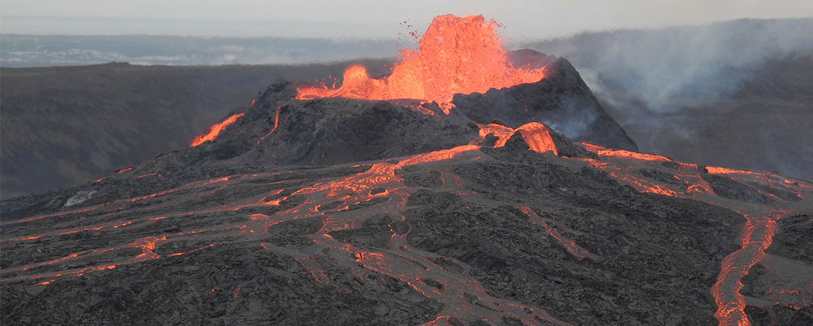 Eruption at Geldingadalir in Iceland in 2021 - 