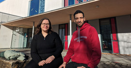 Milaycan Ecem Yalman (25) und Mehmet Kotil (22) studieren den Bachelorstudiengang Molekulare Biotechnologie an der Türkisch-Deutschen Universität in Istanbul (TDU) und sind aktuell für ein Jahr an der Universität Potsdam.