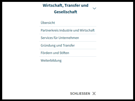 Das ist der Bereich „Wirtschaft, Transfer und Gesellschaft“. Der Bereich im Bild ist aufgeklappt.