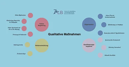 Grafik zu den Bereichen der Qualitativen Maßnahmen
