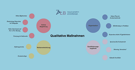 Grafik zu den Bereichen der Qualitativen Maßnahmen