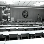 Hörsaal der Hochschule des MfS, 1989. Foto: Karla Fritze.