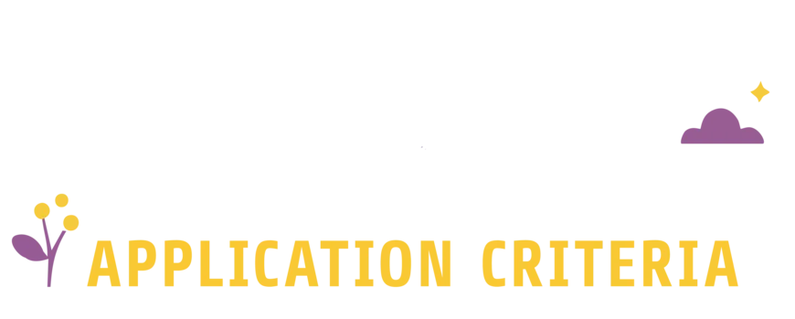 Application criteria