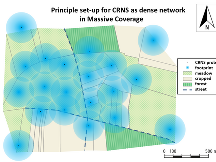 CRNS distribution