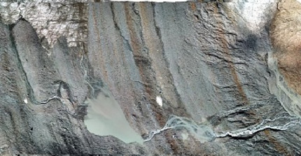 Gletscherschmelze am Vernagtferner im oberen Ötztal, 2019