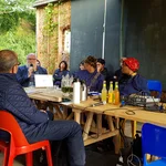 participants roundtable discussion floating university Berlin
