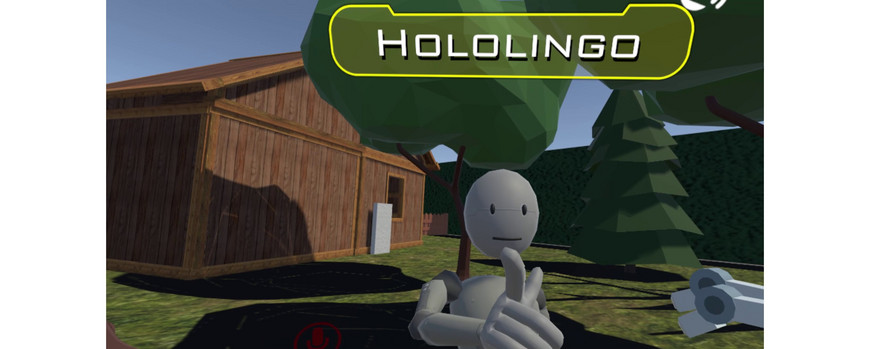 Screenshot aus der App Hololingo!