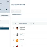 Mitgliederverwaltung eines Workspaces