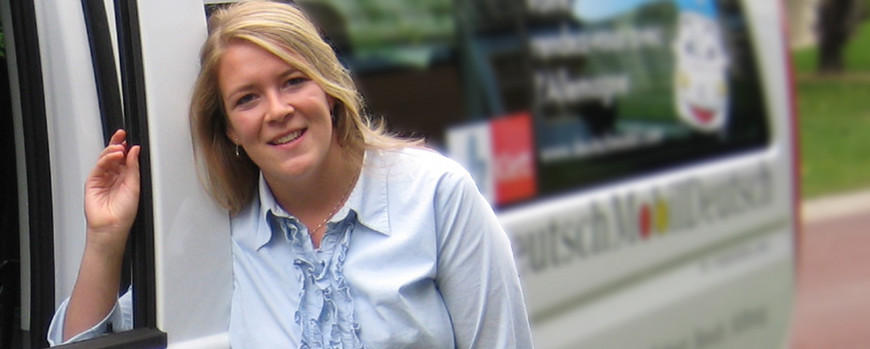 Lehrt heute als DAAD-Lektorin Deutsch und Geschichte an der Université Paris Ouest Nanterre La Défense: Alumna Franziska Flucke.