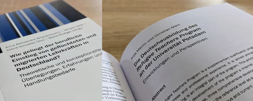 Links Abbildung des Sammelbandes, rechts Abbildung des Beitrages