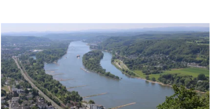 Foto vom Rheinblick Richtung Süden