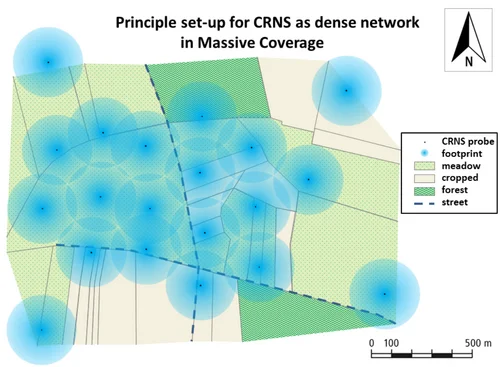 CRNS Verteilung