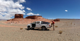 Short break and data recording in the Argentinean Puna, the second highest mountain plateau on earth and research site of the DFG Research Training Group “StRATEGy”.